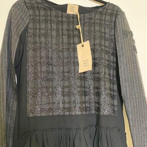 NWT Coast Weber Ahaus Metallic Tweed Wool Dress - Picture 9 of 11